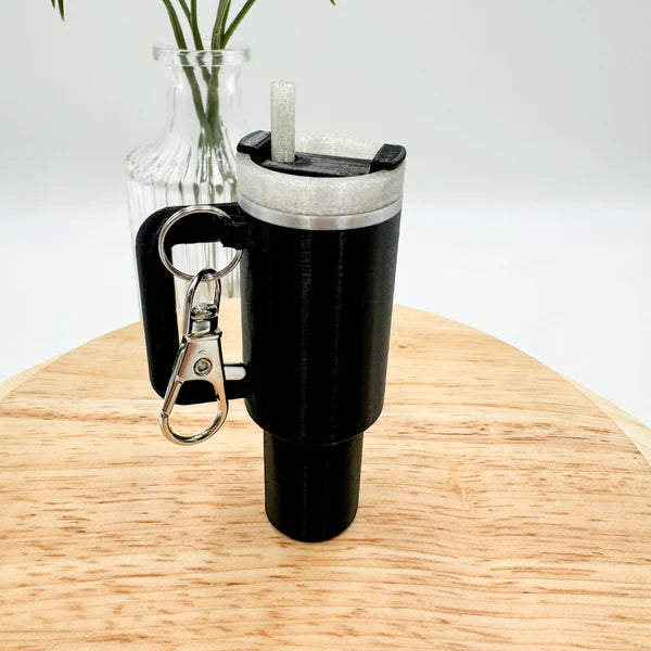 Tumbler Cup Chapstick Holder Keychain Gift - MR SOFT ART STORE