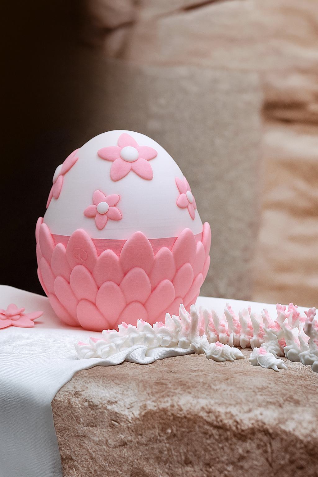 3D Printed Sakura Dragon & Dragon Egg – 11.8 Inch Realistic Articulated Dragon - MR SOFT ART STORE