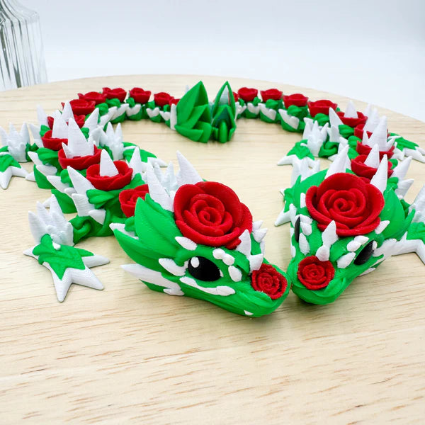 Rose Dragon 3D Printed Valentine’s Day - MR SOFT ART STORE