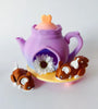 Mouse Flexi and  Purple Tea Set - MR SOFT ART STORE