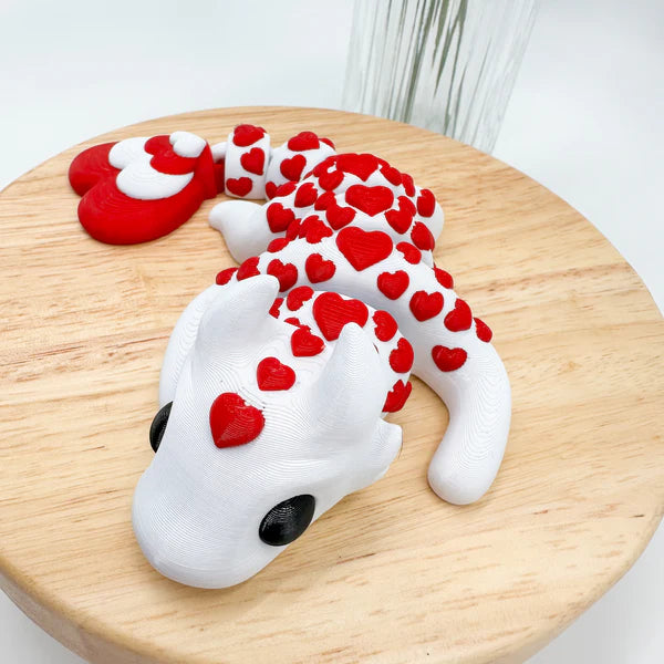 Baby Dragon with Hearts - MR SOFT ART STORE