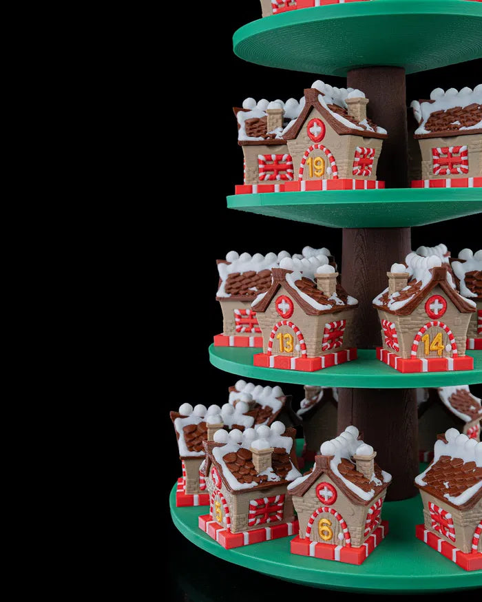 Tree Top Village Countdown Containers - MR SOFT ART STORE
