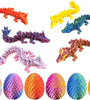 6 Pcs 3D Printed Dragon Eggs with Dragon Inside Mystery Articulated Dragon Fidget Home Office Decor Executive Desk Gifts Unique Collectibles for Any Occasion - MR SOFT ART STORE