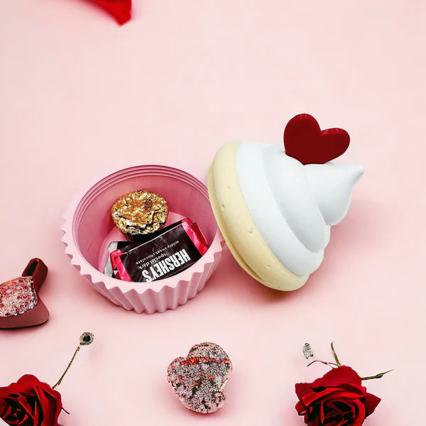 Cupcake Gift Box Valentines Day Candy Gift Surprise Present - MR SOFT ART STORE