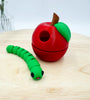Apple and Worm Desktop Decor Gift - MR SOFT ART STORE