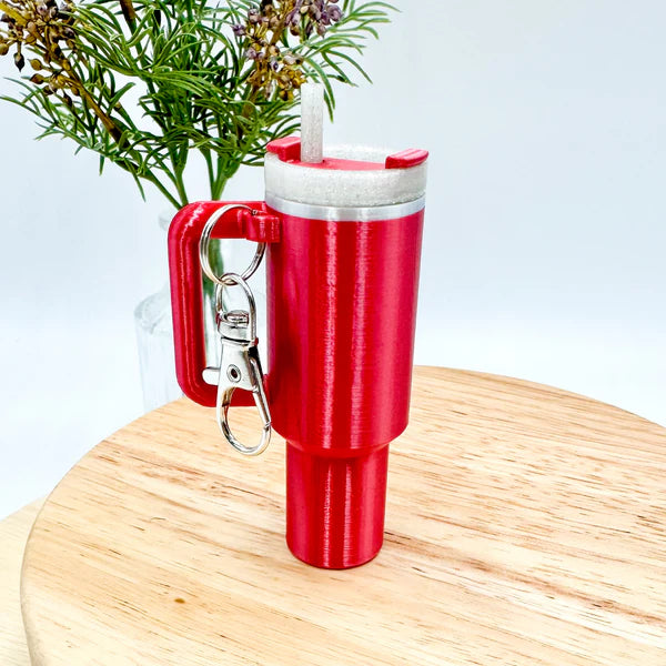 Tumbler Cup Chapstick Holder Keychain Gift - MR SOFT ART STORE