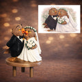 Custom Cake Topper from Photo/Draw – Hand Painted 3D Figurine for Birthday Cake
