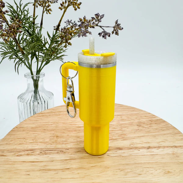 Tumbler Cup Chapstick Holder Keychain Gift - MR SOFT ART STORE