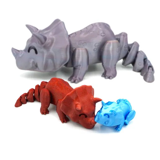 Crittrix Ar-Triceratops - MR SOFT ART STORE