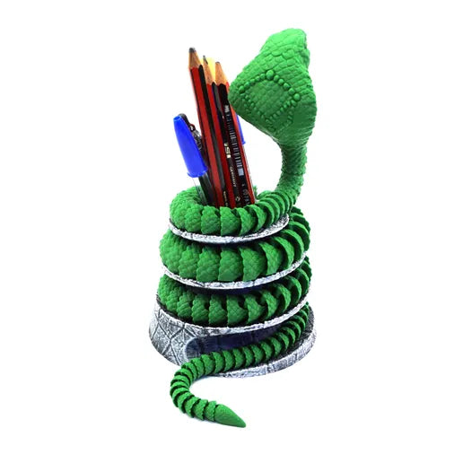 Articulated Cobra + Pencil Holder - MR SOFT ART STORE