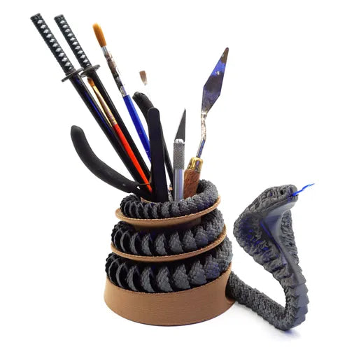 Articulated Cobra + Pencil Holder - MR SOFT ART STORE