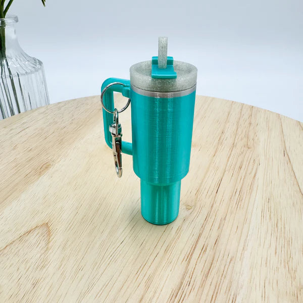 Tumbler Cup Chapstick Holder Keychain Gift - MR SOFT ART STORE