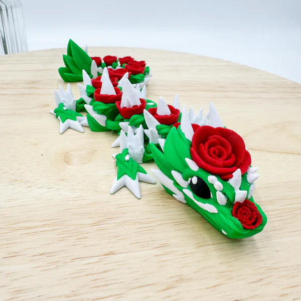 Rose Dragon 3D Printed Valentine’s Day - MR SOFT ART STORE