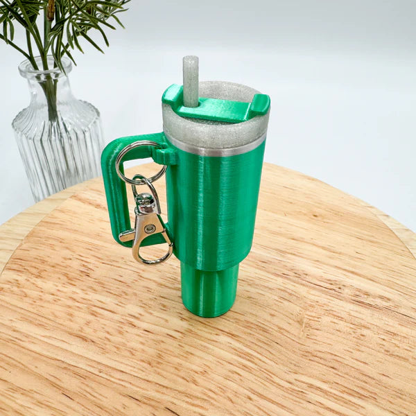Tumbler Cup Chapstick Holder Keychain Gift - MR SOFT ART STORE