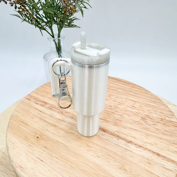 Tumbler Cup Chapstick Holder Keychain Gift - MR SOFT ART STORE