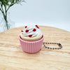 Sweet Treat Keychain - 3D Printed Cupcake Charm - MR SOFT ART STORE