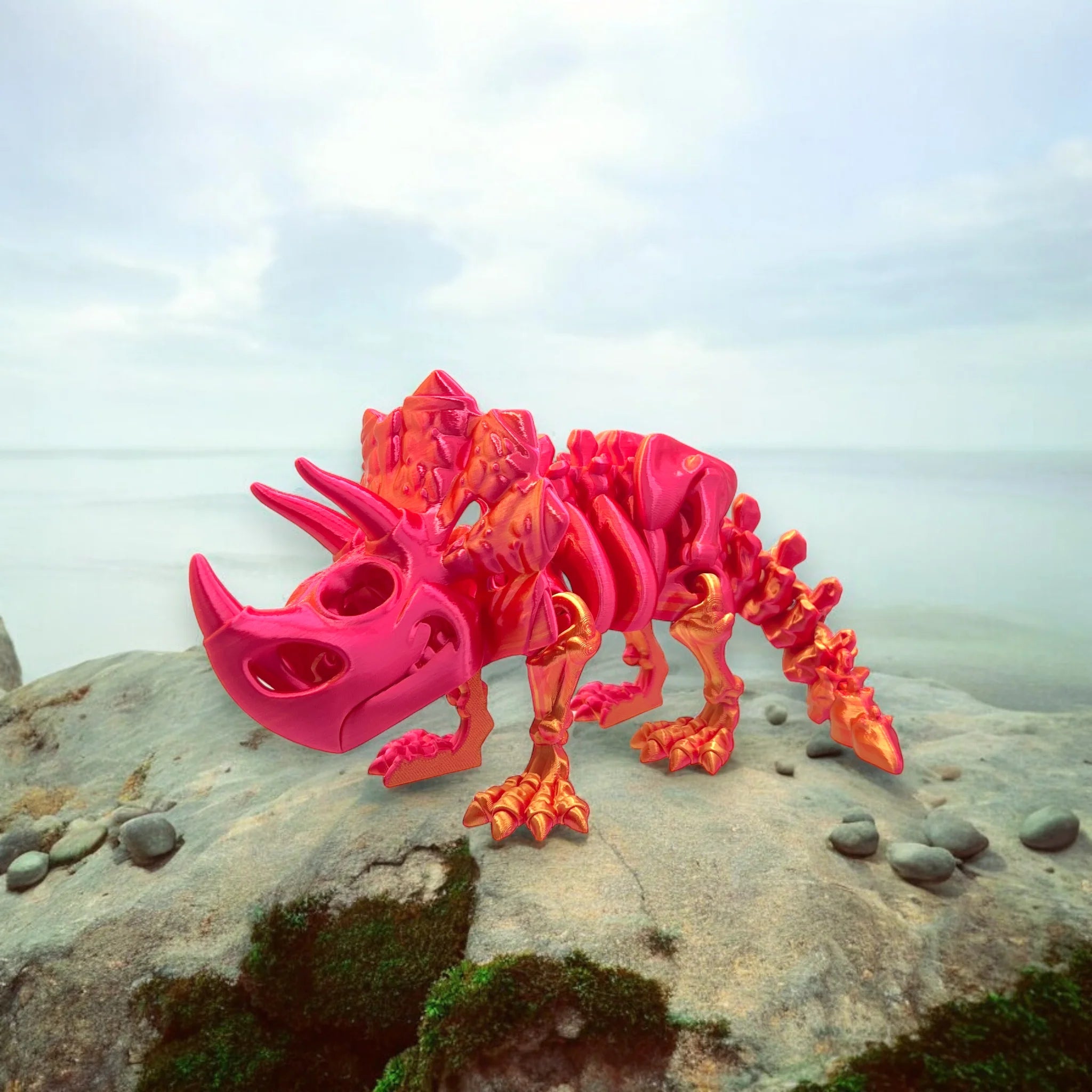 Triceratops: A Fossil - MR SOFT ART STORE