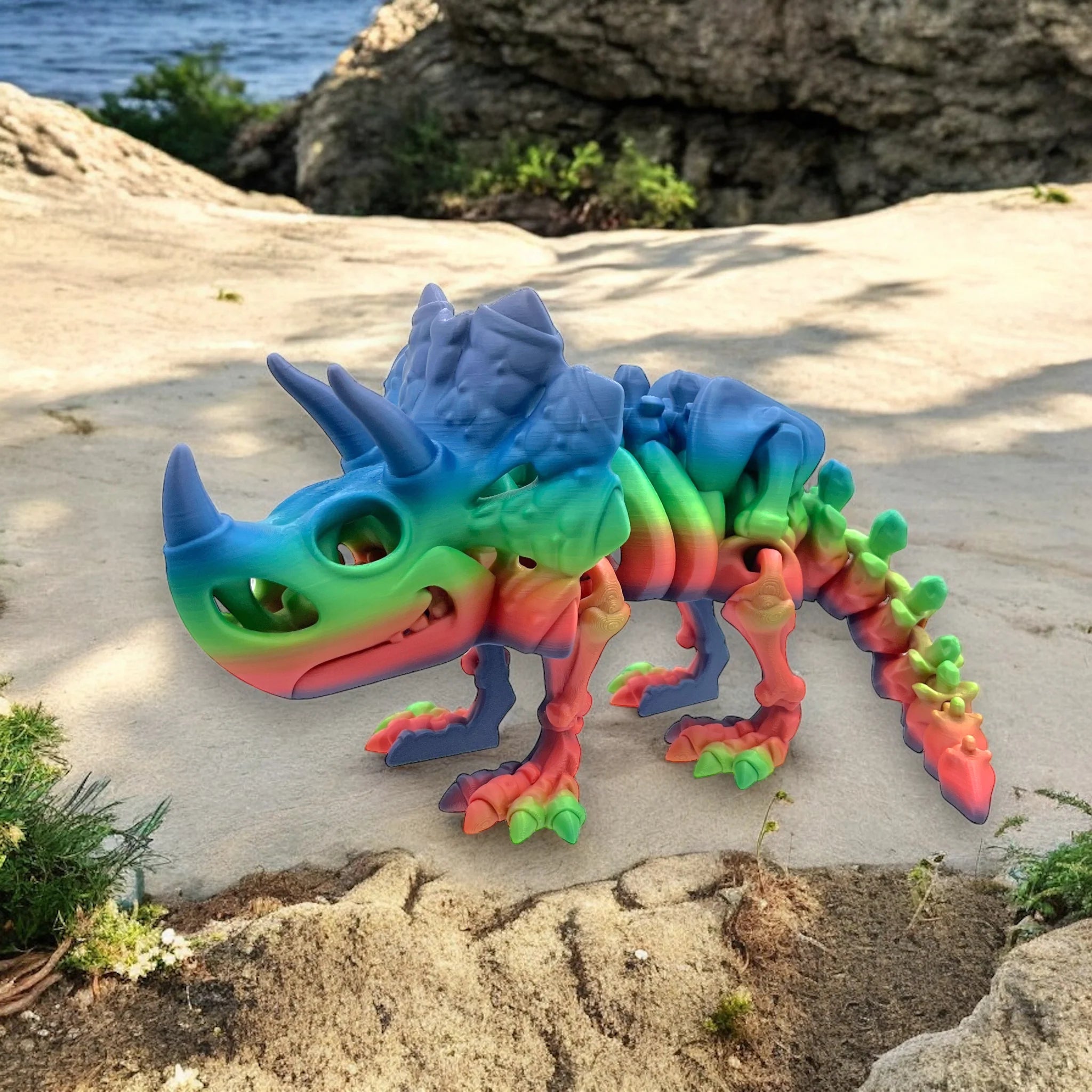Triceratops: A Fossil - MR SOFT ART STORE