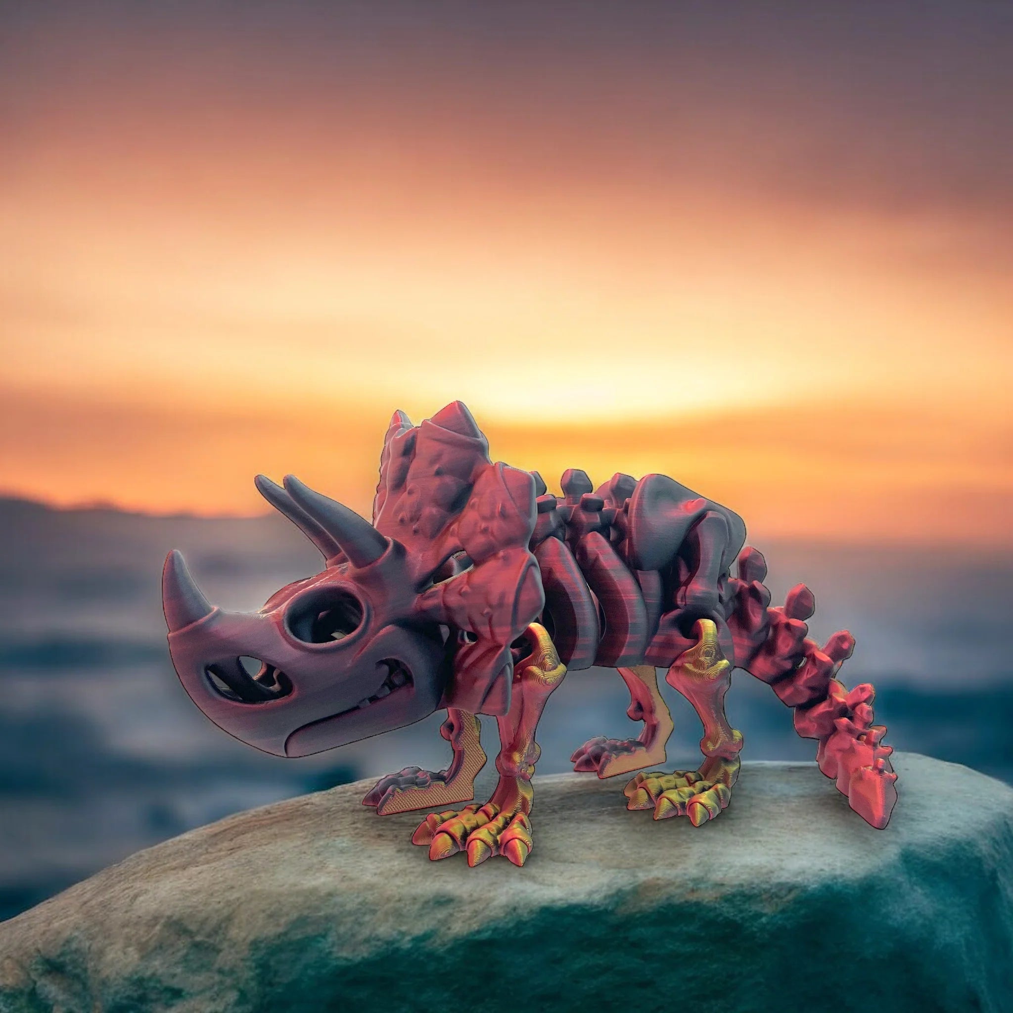 Triceratops: A Fossil - MR SOFT ART STORE