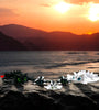 A Dragon Family's Sunset Sojourn - MR SOFT ART STORE