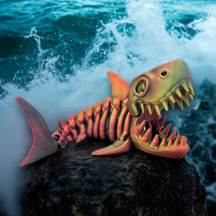 Jaws of the Deep: A 3D-Printed Shark Skeleton - MR SOFT ART STORE