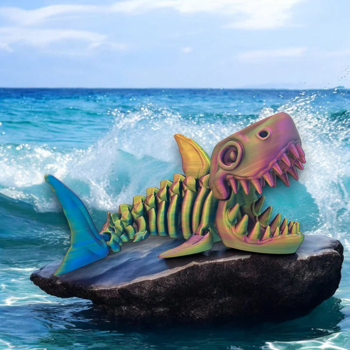 Jaws of the Deep: A 3D-Printed Shark Skeleton - MR SOFT ART STORE