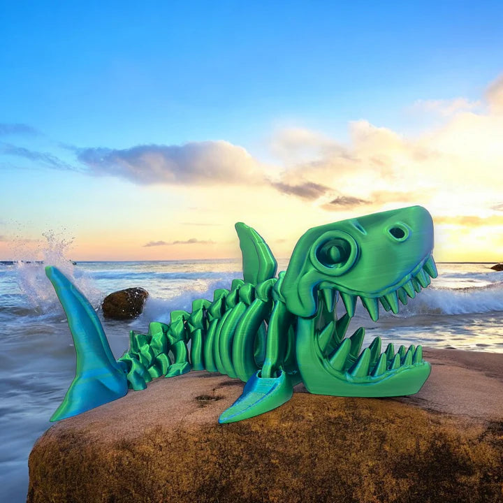 Jaws of the Deep: A 3D-Printed Shark Skeleton - MR SOFT ART STORE