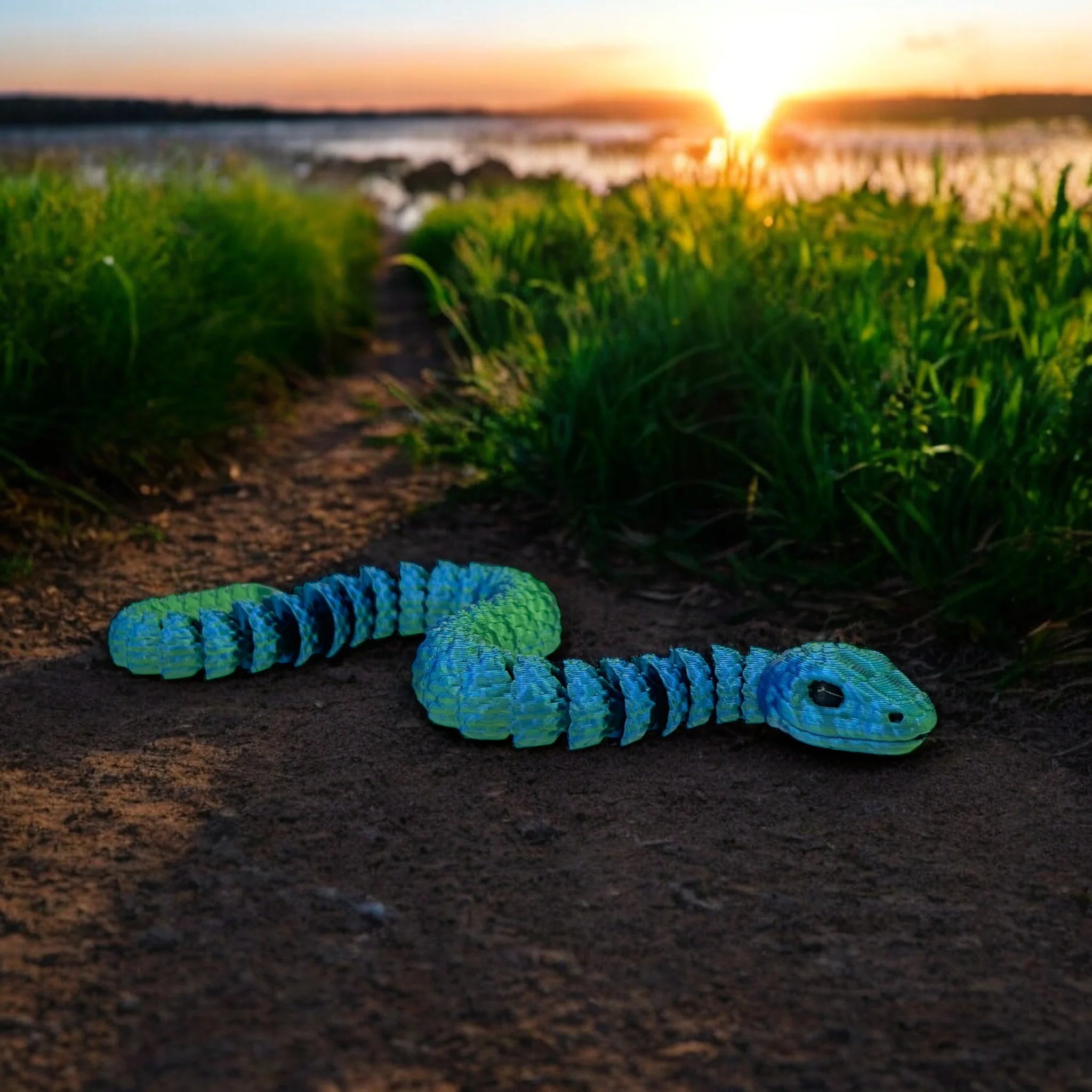 Neon Nightsnake: A 3D-Printed - MR SOFT ART STORE