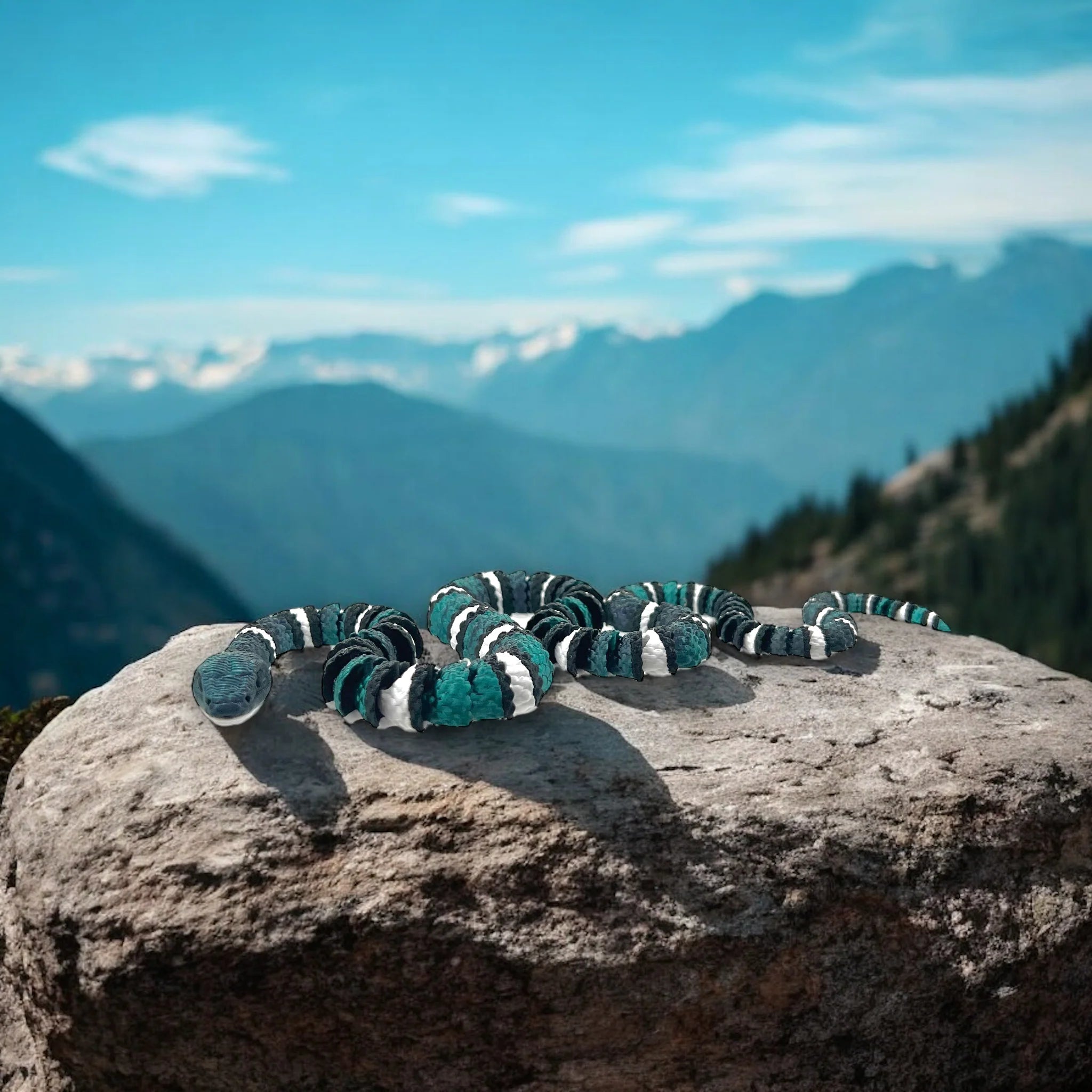 The Majestic Banded Beauty: A 3D Printed Masterpiece - MR SOFT ART STORE