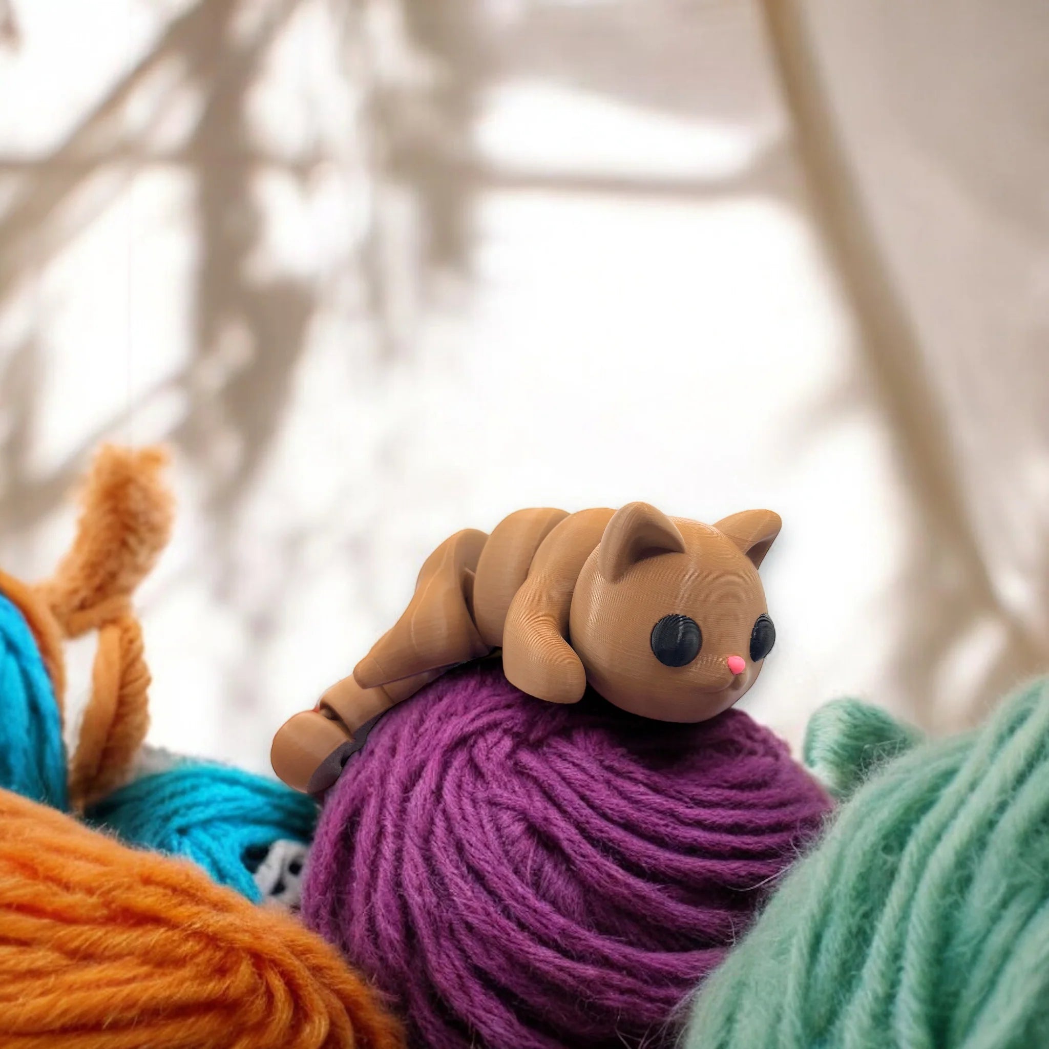 Purrfectly Playful: A 3D-Printed Feline Friend - MR SOFT ART STORE