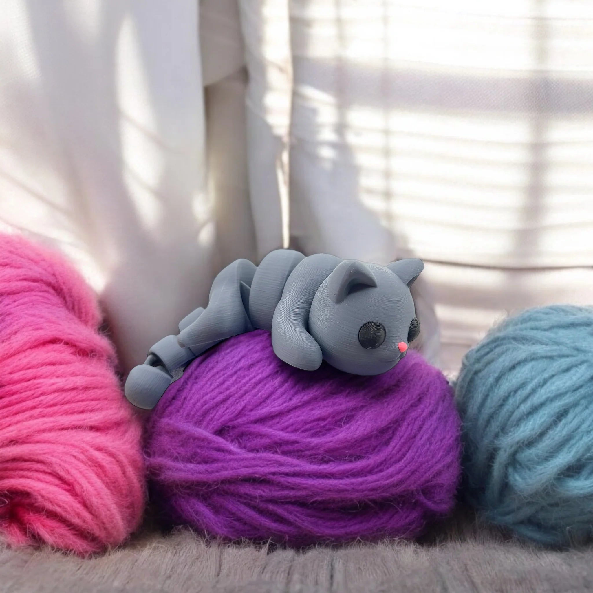 Purrfectly Playful: A 3D-Printed Feline Friend - MR SOFT ART STORE