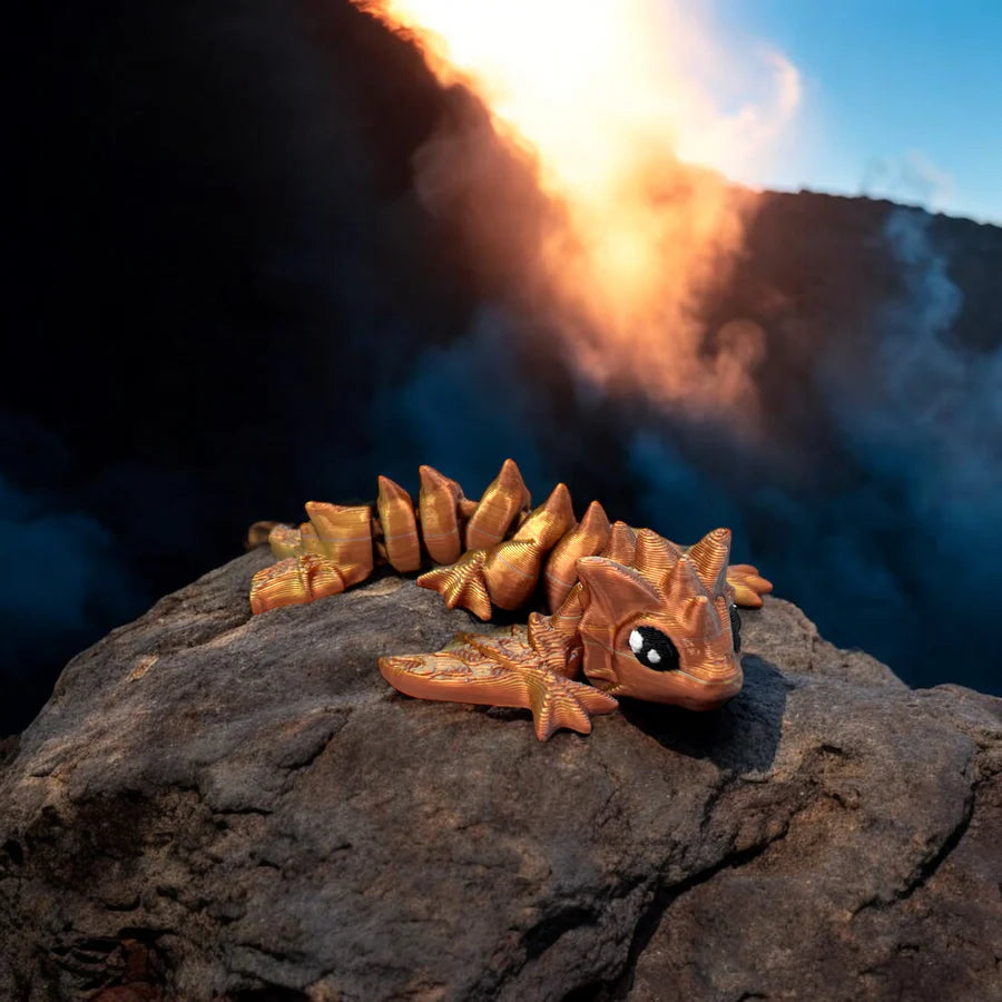 Frost Dragon: A Miniature Marvel of 3D Printing** - MR SOFT ART STORE