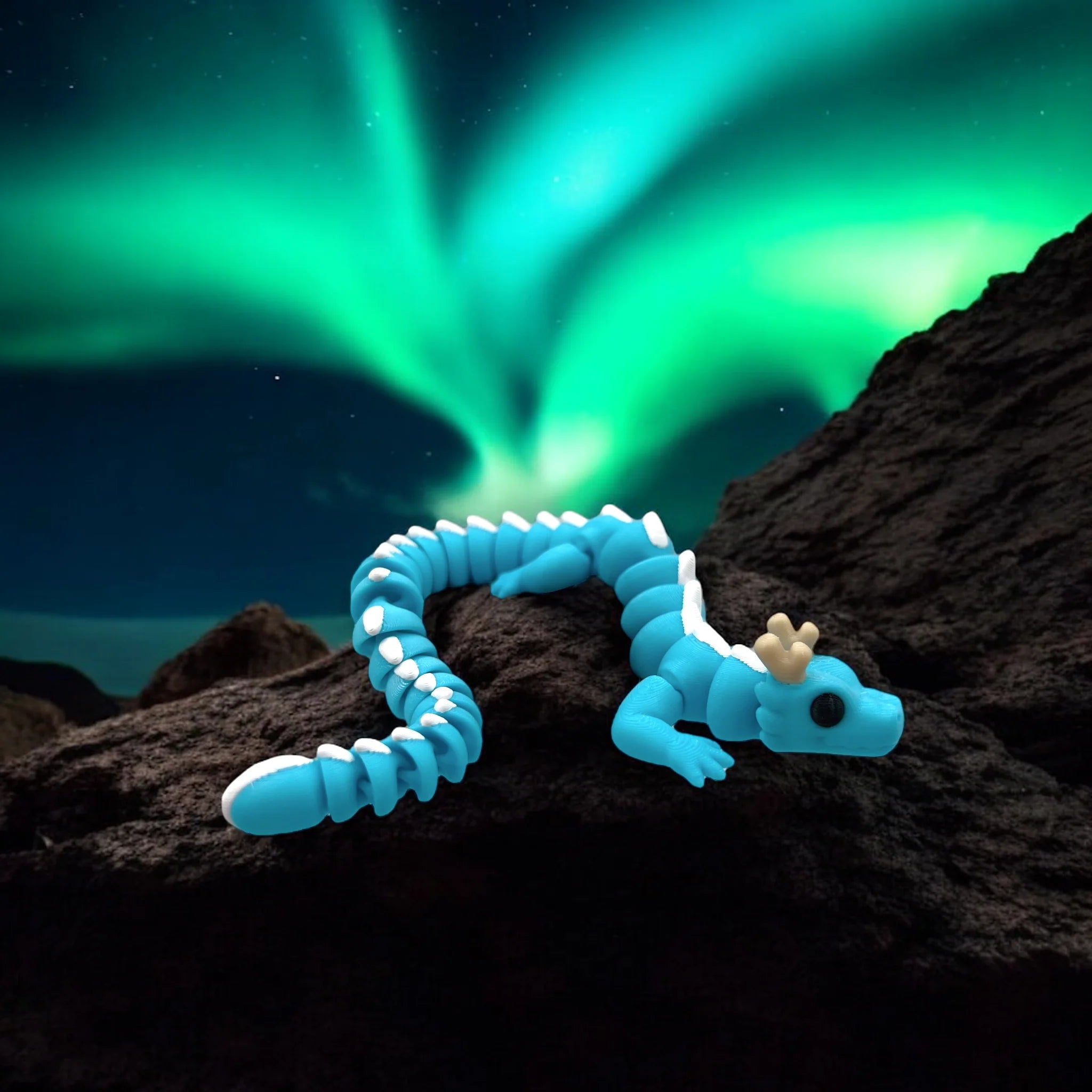 Aurora Dragon: A Celestial Marvel - MR SOFT ART STORE