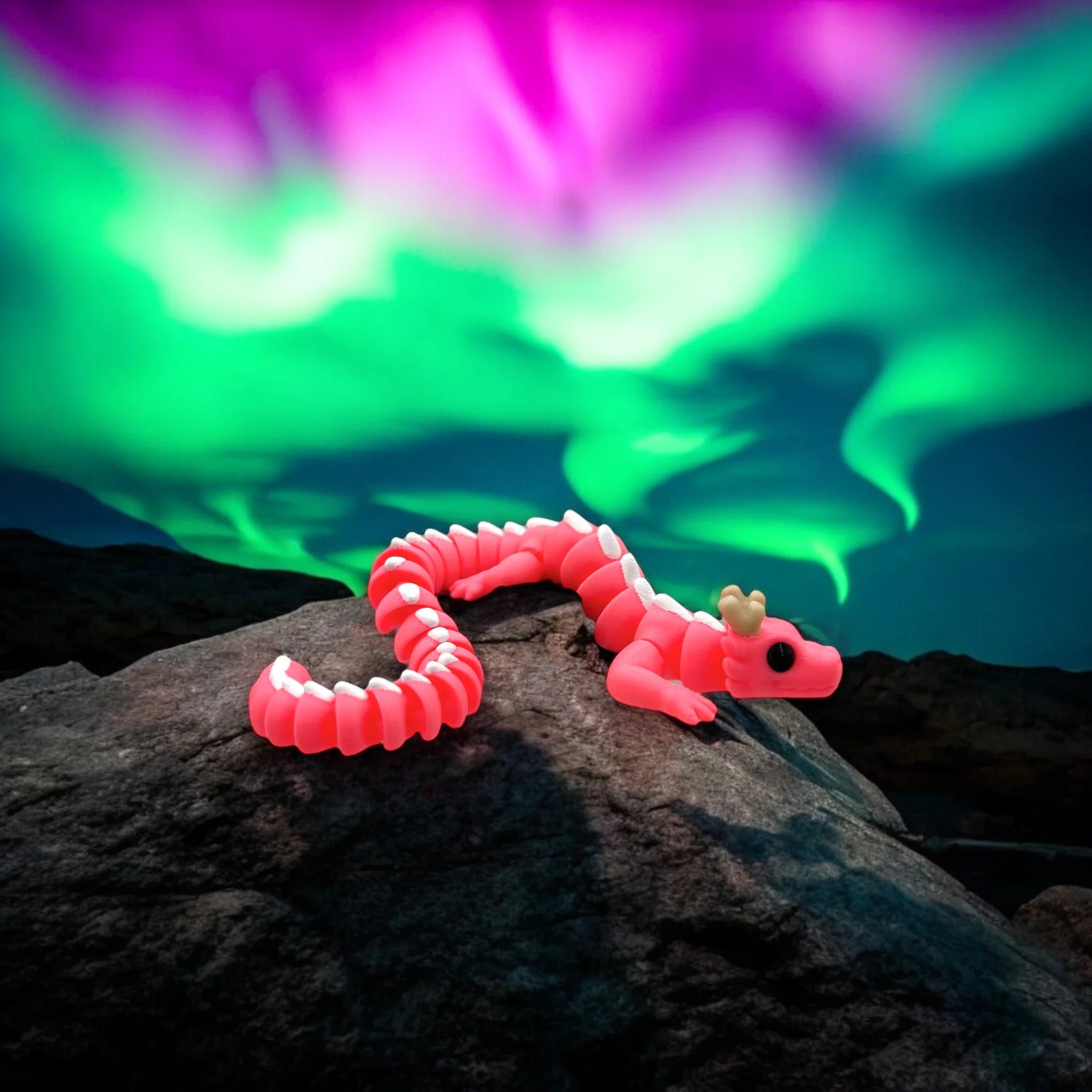 Aurora Dragon: A Celestial Marvel - MR SOFT ART STORE
