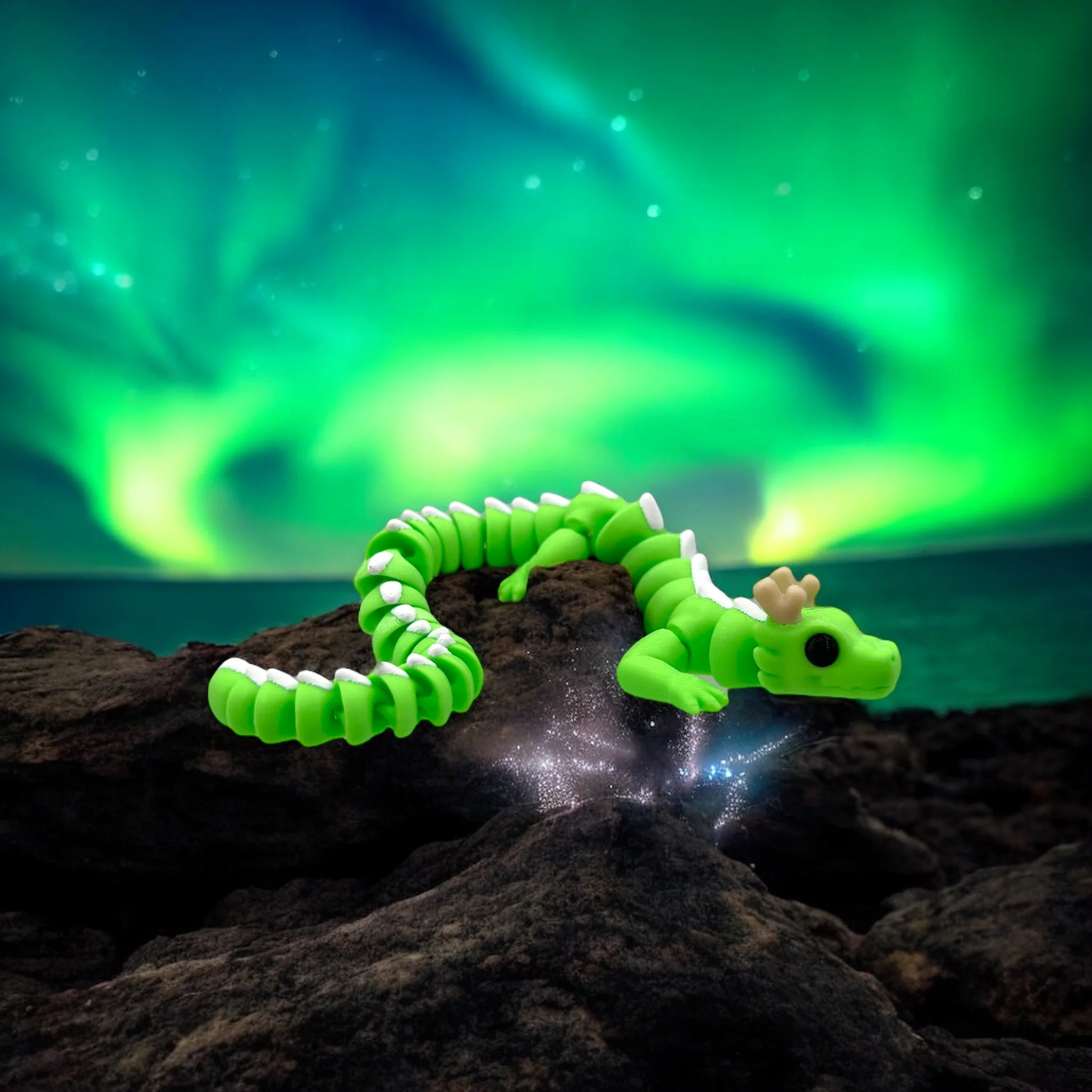 Aurora Dragon: A Celestial Marvel - MR SOFT ART STORE