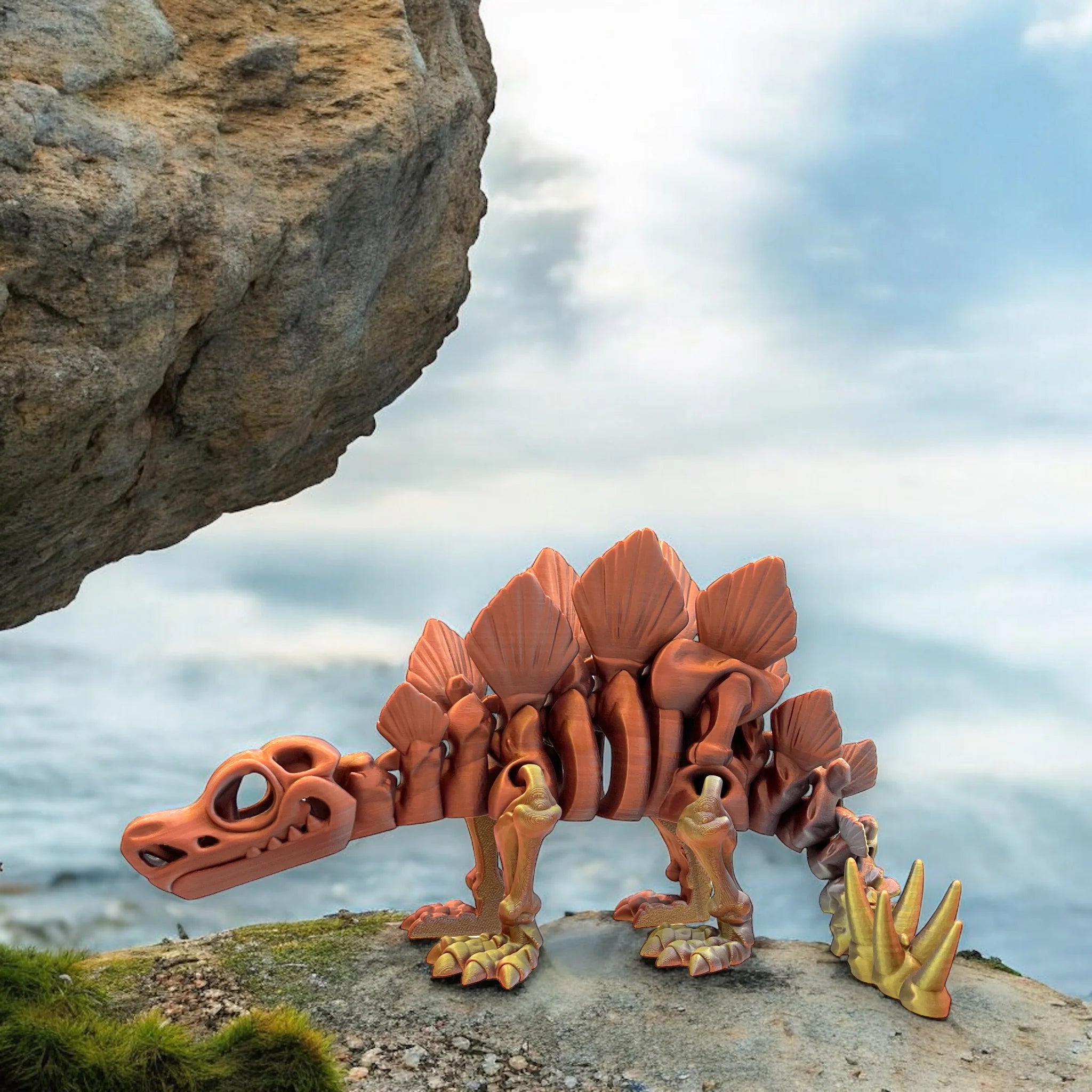 Stegosaurus Skeleton: A Prehistoric - MR SOFT ART STORE