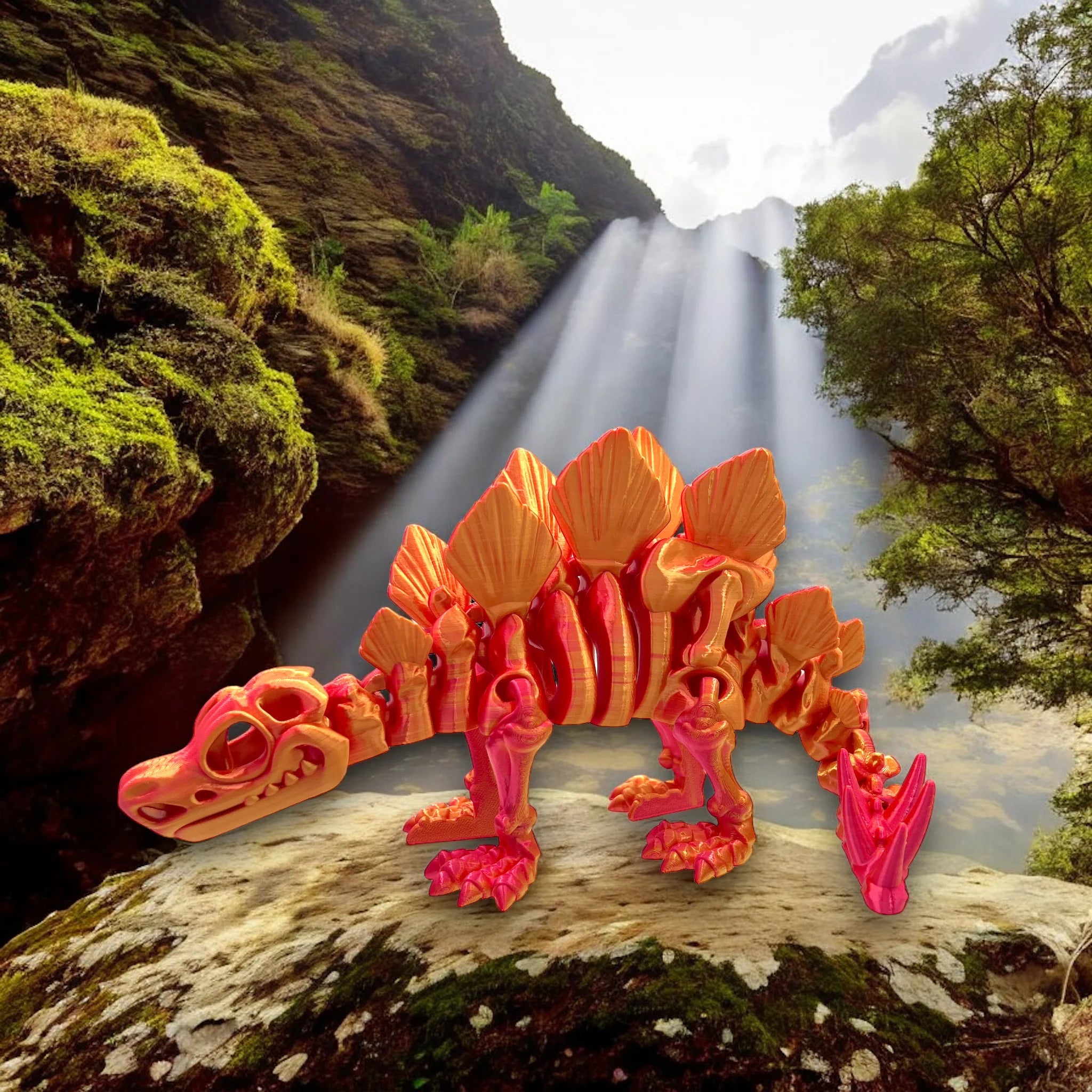 Stegosaurus Skeleton: A Prehistoric - MR SOFT ART STORE