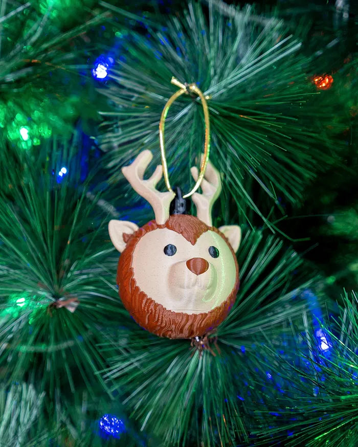 Reindeer Head Christmas Ornament - MR SOFT ART STORE