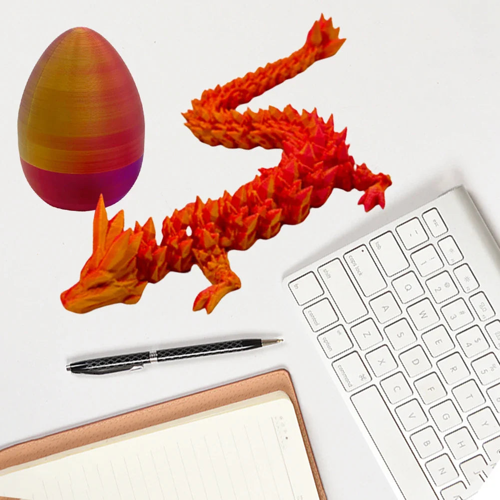 Dragon in Egg Crystal Flexible - MR SOFT ART STORE