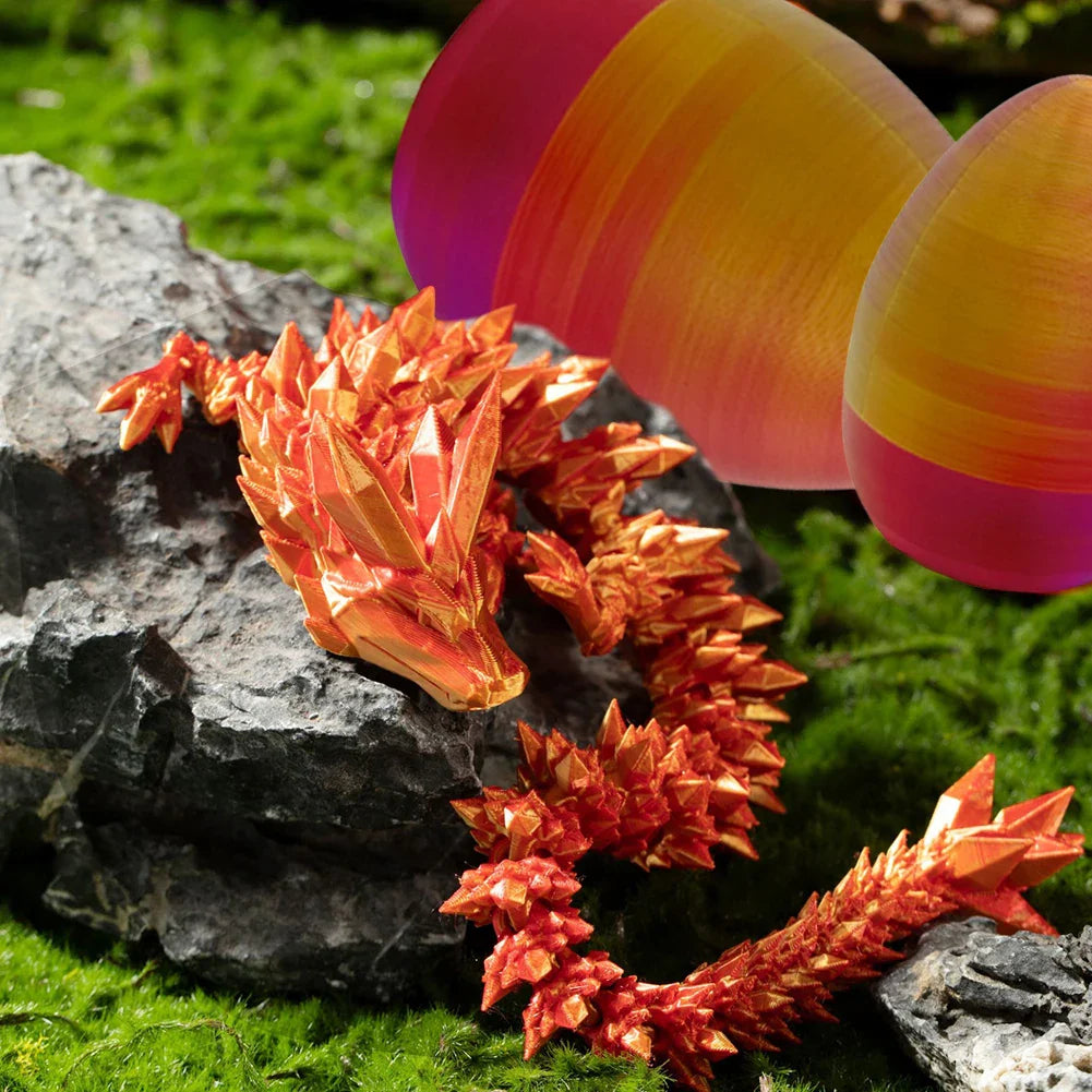 Dragon in Egg Crystal Flexible - MR SOFT ART STORE