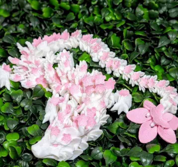 Cherry Blossom Dragon in Egg Flexible - MR SOFT ART STORE