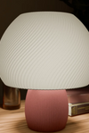 Rippled Pink Mushroom Twisted Lamp - MR SOFT ART STORE