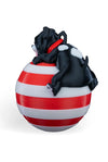Sleeping Dog Christmas Ornament - MR SOFT ART STORE