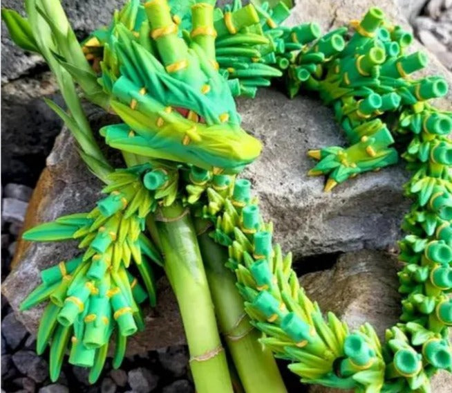 Bamboo Dragon-12 inch Long - MR SOFT ART STORE