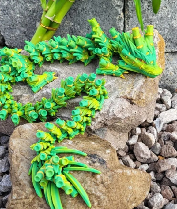 Bamboo Dragon-12 inch Long - MR SOFT ART STORE