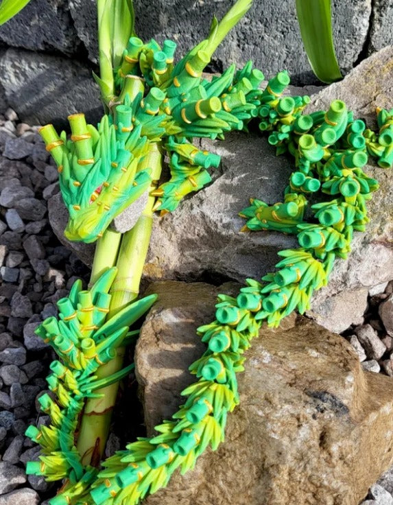 Bamboo Dragon-12 inch Long - MR SOFT ART STORE