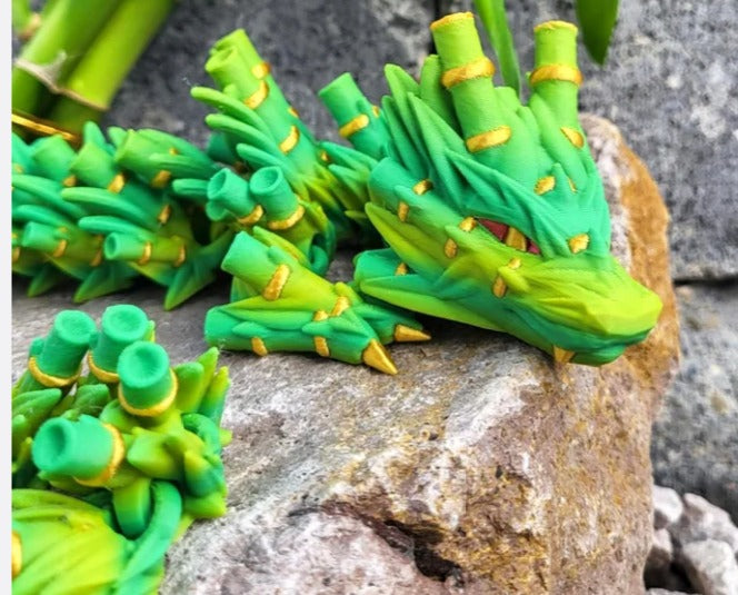 Bamboo Dragon-12 inch Long - MR SOFT ART STORE