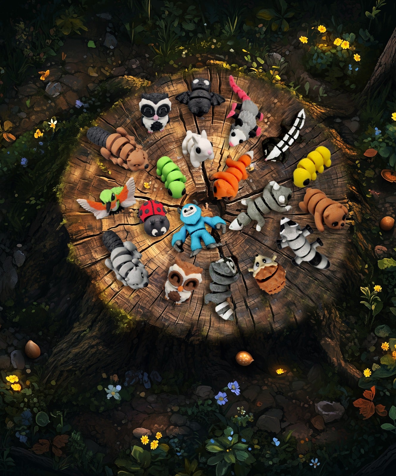 Whispers Theme of the Wild-Adorable  Random Buddies - MR SOFT ART STORE