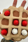 3D Printed Waffle Tic Tac Toe Set – Fun Breakfast - MR SOFT ART STORE