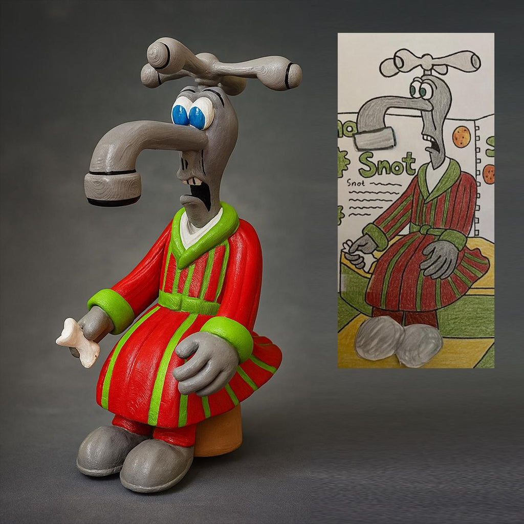 Cherished Memories: Custom 3D Printed Kids’ Artwork, Hand-Painted